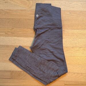 lululemon athletica Gray wunder under high rise Leggings